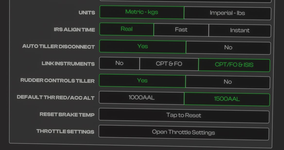iniBuilds A400M Linked Instruments