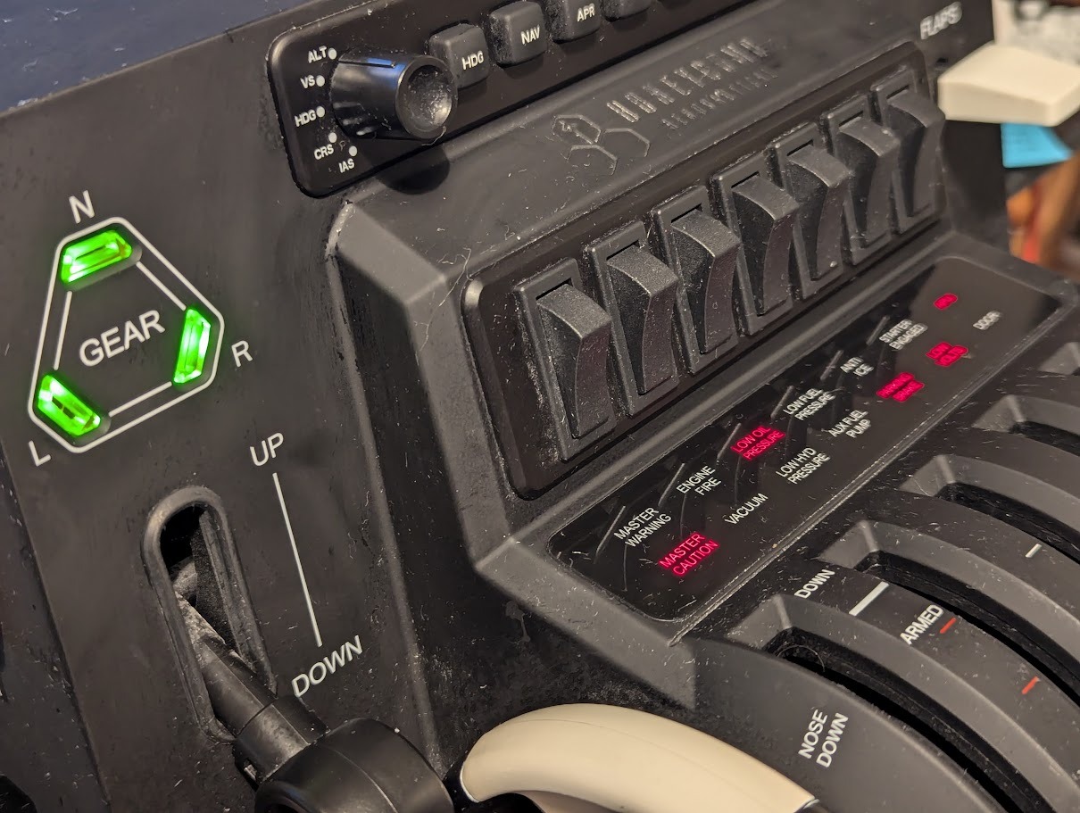 Honeycomb Bravo with illuminated LEDs via MobiFlight