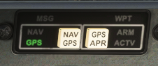 NAV/GPS Button on Cessna 172
